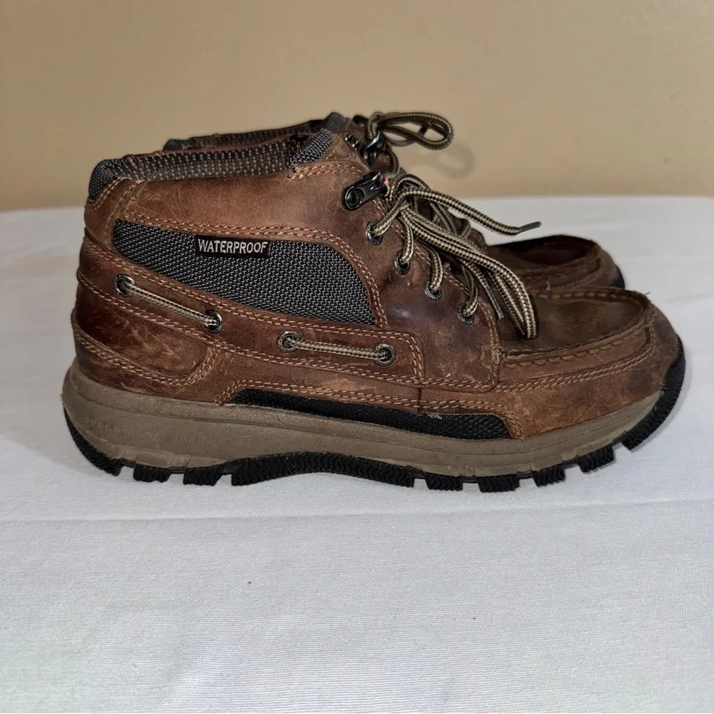 Sperry Top Sider Rugged Waterproof Brown Men's Boots Size 8.5.‎